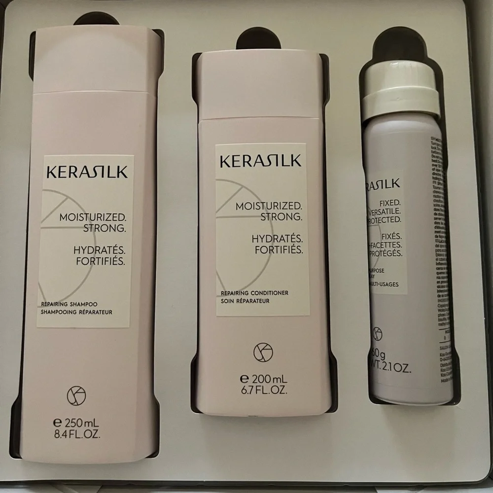 Kerasilk Repairing Trio Hair Care Set - Picture 2 of 2